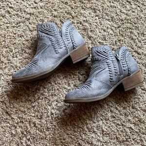 Grey booties